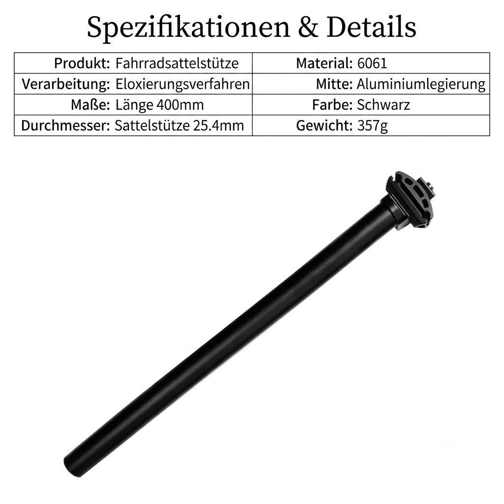 ErgoPost Ultra – Sattelstütze aus Aluminium