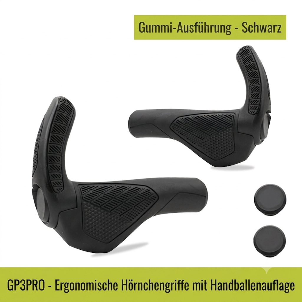 ErgoGrip Pro – Ergonomische Fahrradgriffe mit integrierten Barends