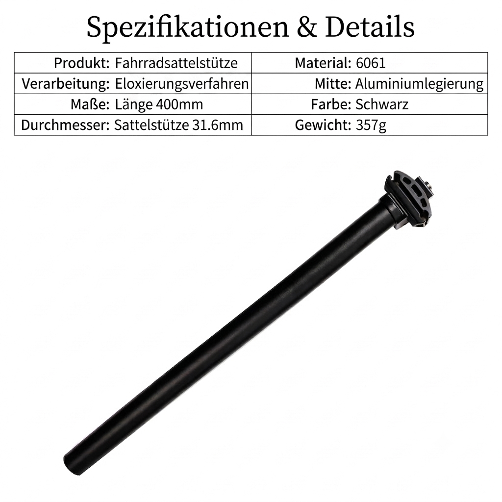 ErgoPost Ultra – Sattelstütze aus Aluminium