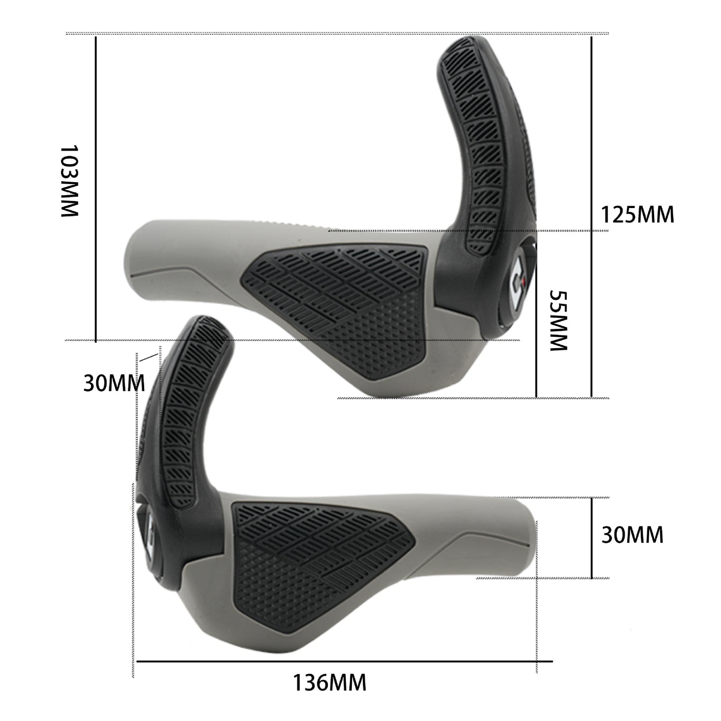 ErgoGrip Pro – Ergonomische Fahrradgriffe mit integrierten Barends