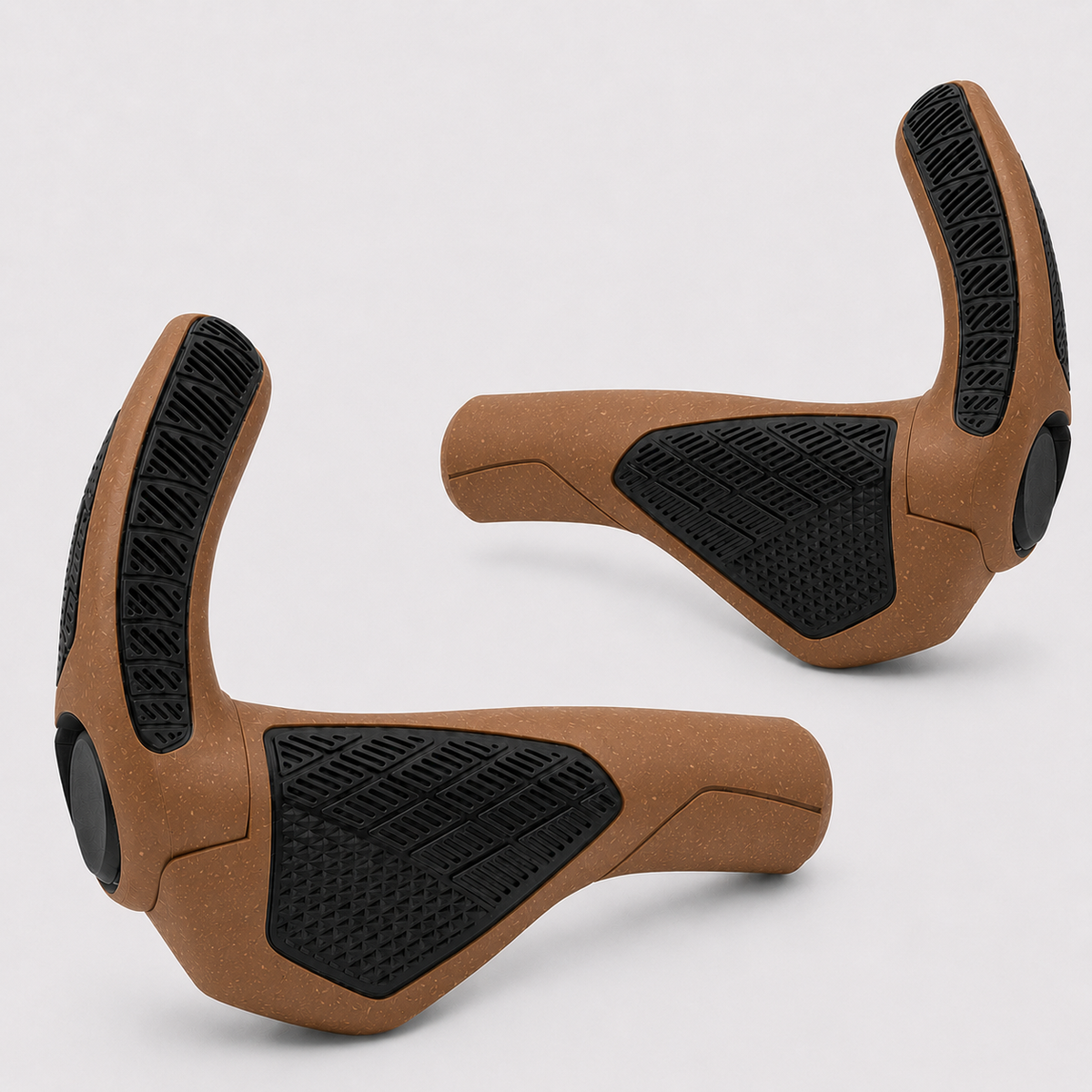 Ergonomische Fahrradgriffe mit Griffhörnchen