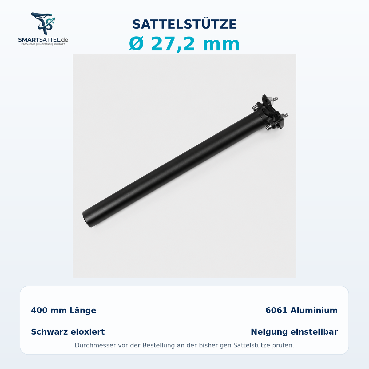 Sattelstütze aus Aluminium