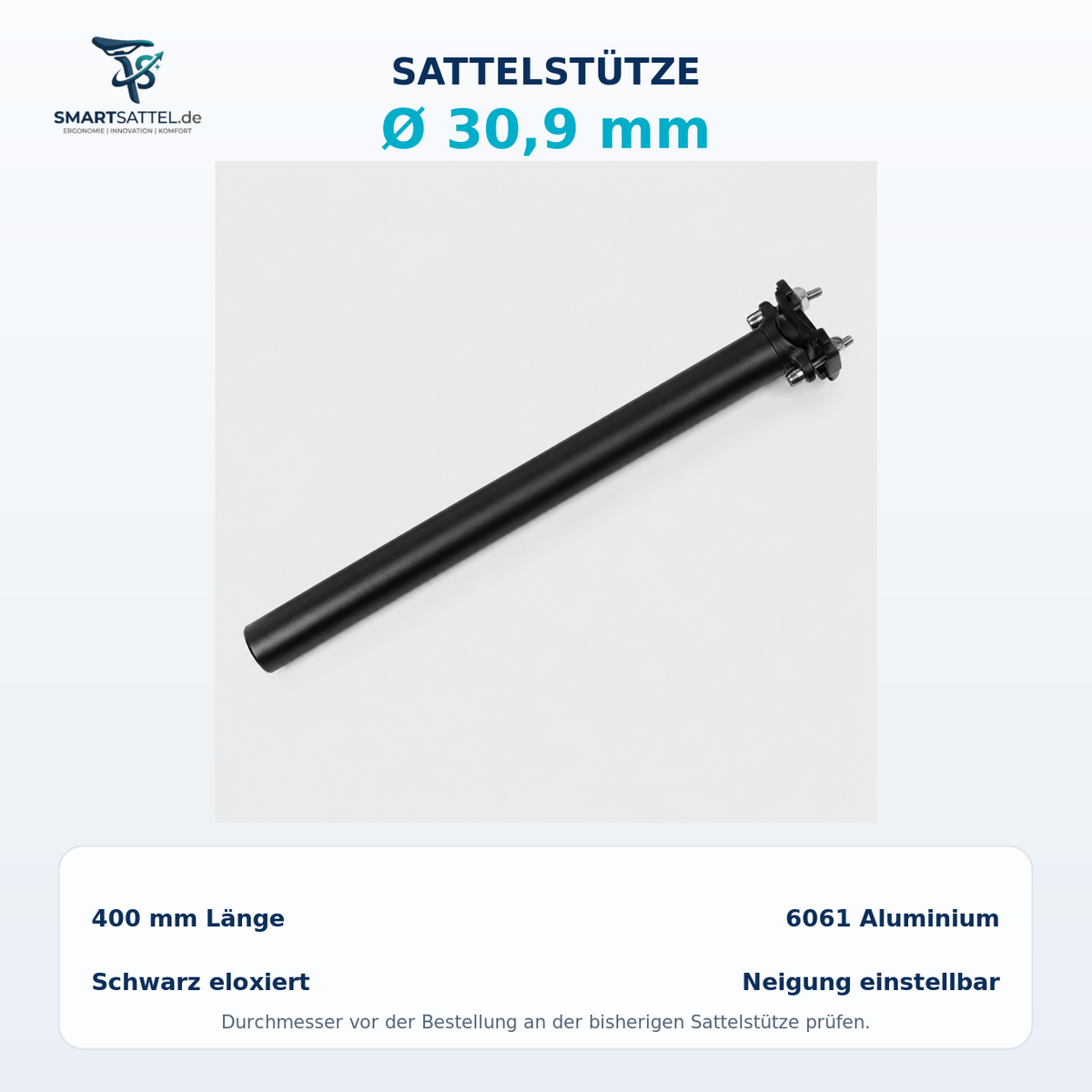 Sattelstütze aus Aluminium